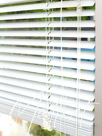 Beyaz Alüminyum Jaluzi Perde - 25m