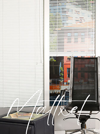 Beyaz Alüminyum Jaluzi Perde - 25m