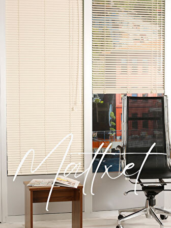 Krem Alüminyum Jaluzi Perde - 25m