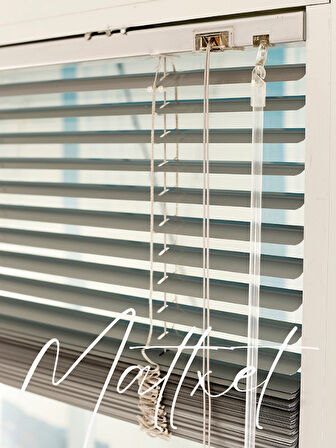 Gri Alüminyum Jaluzi Perde - 25m