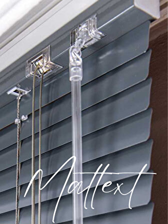 Antrasit Alüminyum Jaluzi Perde - 25m