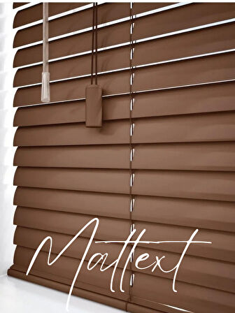 Kahverengi Alüminyum Jaluzi Perde - 25m