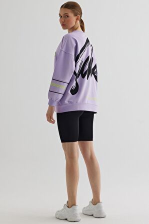 Lila Bisiklet Yaka Sweatshirt SS23SW4703LL