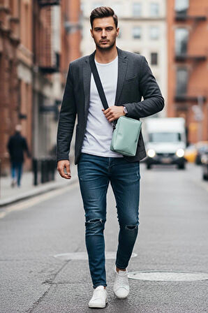 Sage  (Adaçayı Yeşili) Glow Elegant Omuz Çantası