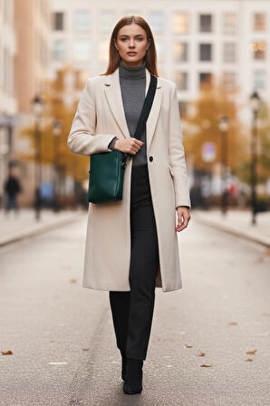 Olive (Zeytin Yeşili) Glow Elegant Omuz Çantası