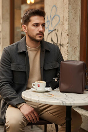 Mocha (Kahverengi) Glow Elegant Omuz Çantası 