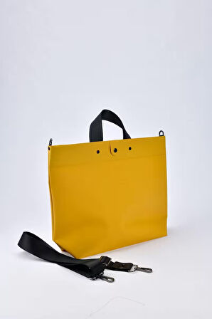 Mustard (Hardal) Loop Tote Bag Çanta
