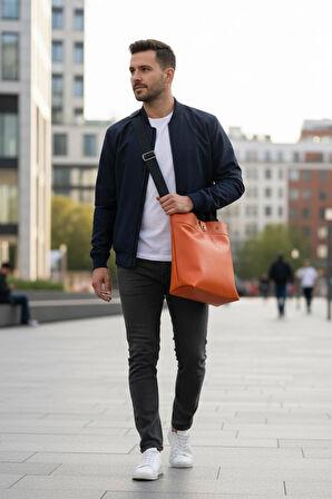 Tangerine (Mandalina) Loop Tote Bag Çanta