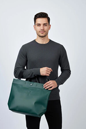 Olive (Zeytin Yeşili) Loop Tote Bag Çanta