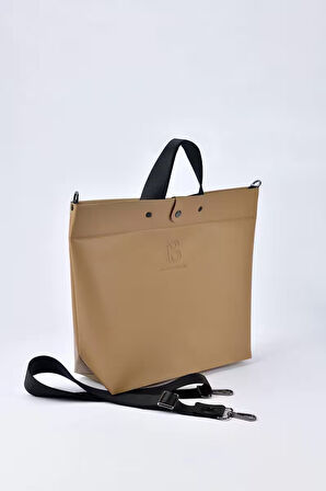 Camel (Deve Tüyü) Loop Tote Bag Çanta
