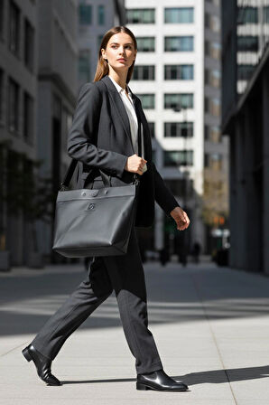 Onyx (Siyah) Loop Tote Bag Çanta