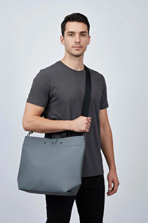 Ash (Kül Grisi) Loop Tote Bag Çanta