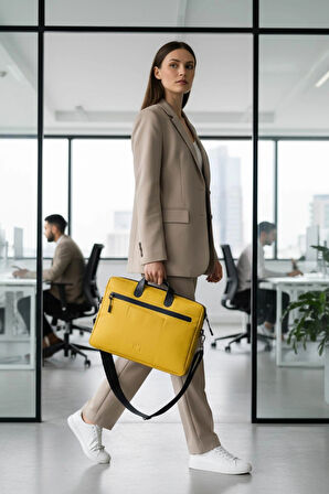 Mustard (Hardal) Align Laptop Çantası