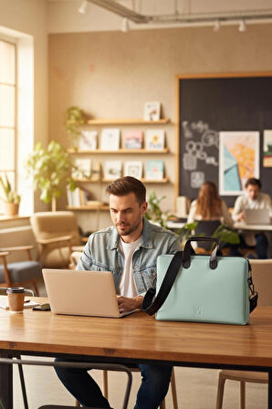 Sage (Adaçayı Yeşili) Align Laptop Çantası