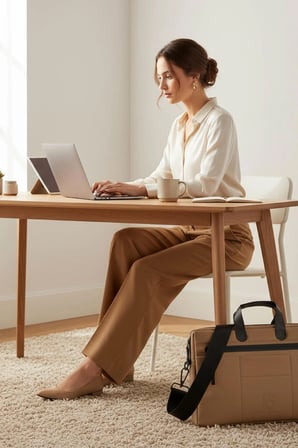 Camel (Deve Tüyü) Align Laptop Çantası