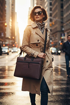 Mocha(Kahve) Align Laptop Çantası