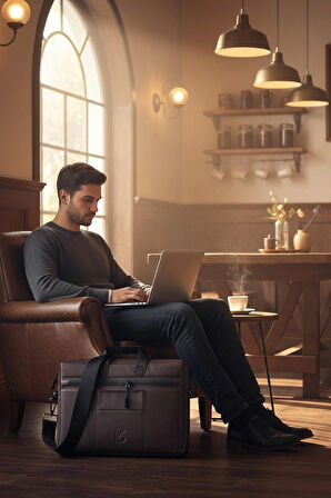 Mocha(Kahve) Align Laptop Çantası