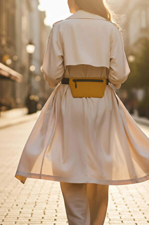 Mustard (Hardal) Slant Bel Çantası