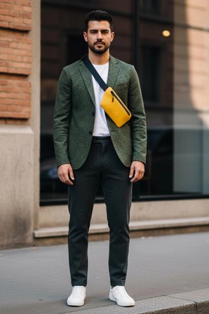 Mustard (Hardal) Slant Bel Çantası