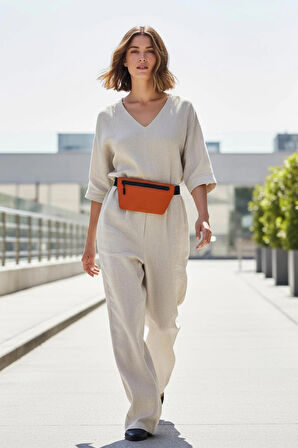 Tangerine (Mandalina) Slant Belt Çantası 