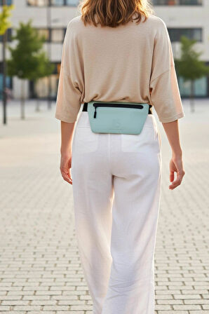 Sage (Adaçayı Yeşili) Slant Bel Çantası