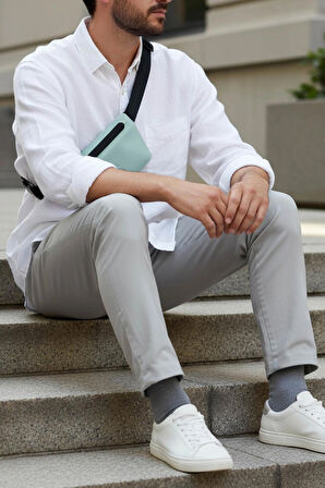 Sage (Adaçayı Yeşili) Slant Bel Çantası