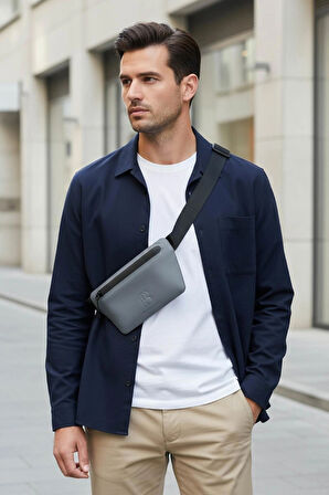 Ash (Kül Grisi) Slant Bel Çantası