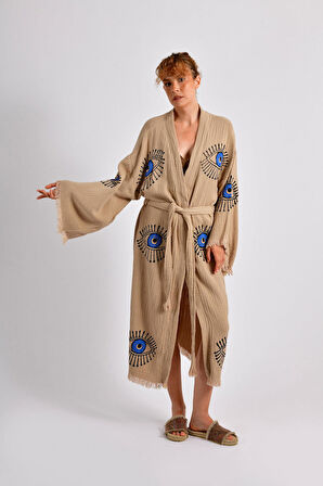 Bej VisionGuard Kimono