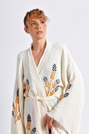 Golden(Altın Rengi) Wheat Kimono