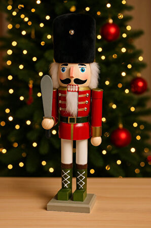 Kırmızı Üniformalı Kurşun Asker – 50 cm