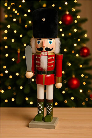 Kırmızı Üniformalı Kurşun Asker – 50 cm