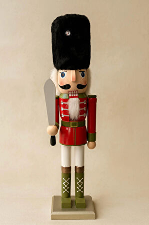 Kırmızı Üniformalı Kurşun Asker – 50 cm