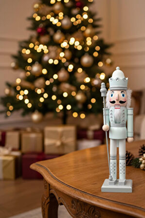 Gümüş Taçlı Kurşun Asker – 50 cm