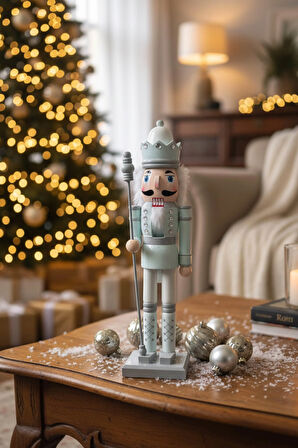 Gümüş Taçlı Kurşun Asker – 50 cm