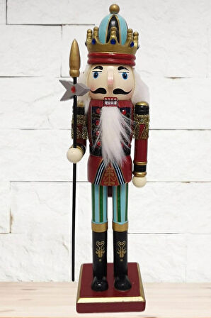 Lacivert Taçlı Kurşun Asker – 32 cm