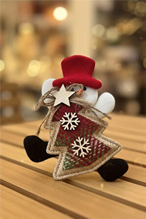 Yılbaşı Ağaç Süsleri Koleksiyonu- Kardan Adamlı Ağaç Süsü