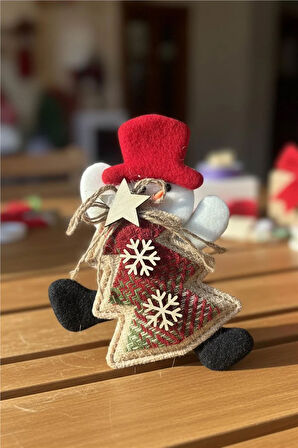 Yılbaşı Ağaç Süsleri Koleksiyonu- Kardan Adamlı Ağaç Süsü