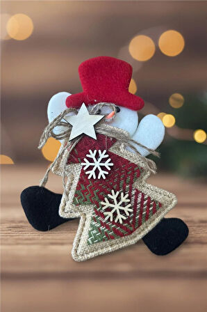 Yılbaşı Ağaç Süsleri Koleksiyonu- Kardan Adamlı Ağaç Süsü