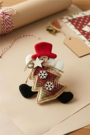 Yılbaşı Ağaç Süsleri Koleksiyonu- Kardan Adamlı Ağaç Süsü