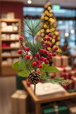 Yılbaşı Ağaç Süsleri Koleksiyonu-Kozalaklı Kokinalı Ağaç Süsü