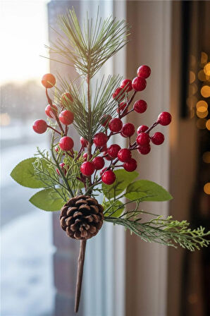 Yılbaşı Ağaç Süsleri Koleksiyonu-Kozalaklı Kokinalı Ağaç Süsü