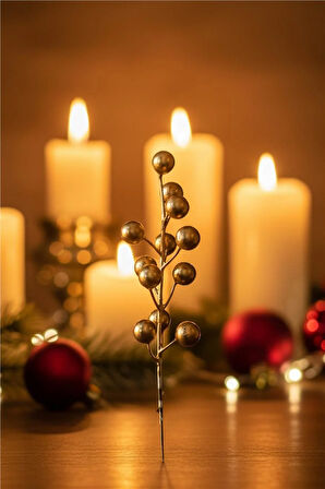 Yılbaşı Ağaç Süsleri Koleksiyonu-Gold Kokina Ağaç Süsü