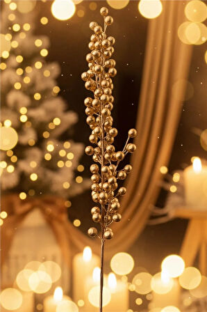 Yılbaşı Ağaç Süsleri Koleksiyonu-Kırmızı Kokina Ağaç Süsü