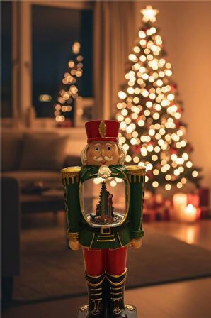 Müzikli & Döner Mekanizmalı Kurşun Asker Figür