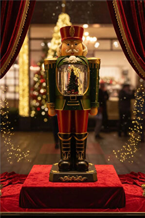 Müzikli & Döner Mekanizmalı Kurşun Asker Figür