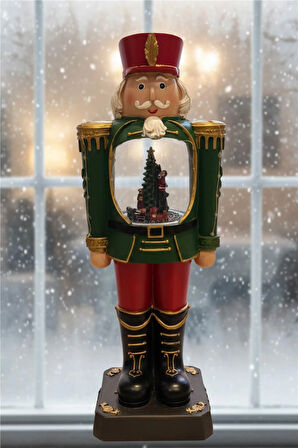 Müzikli & Döner Mekanizmalı Kurşun Asker Figür