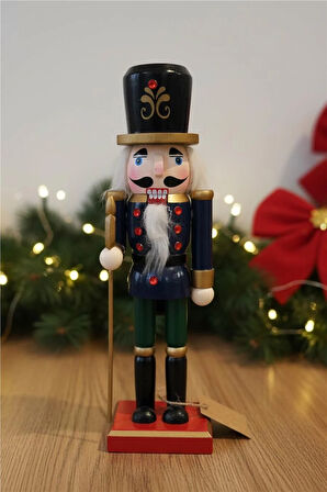 Siyah Silindir Şapkalı Kurşun Asker – 25 cm