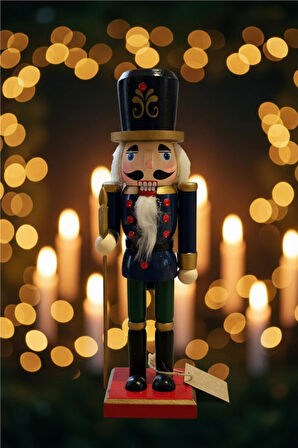 Siyah Silindir Şapkalı Kurşun Asker – 25 cm