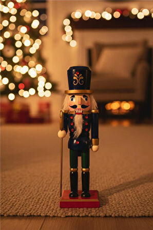 Siyah Silindir Şapkalı Kurşun Asker – 25 cm