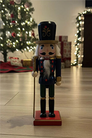 Siyah Silindir Şapkalı Kurşun Asker – 25 cm